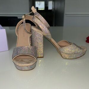 Summit Rhinestone Platform Sandals